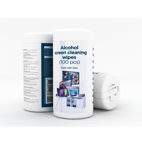Подготовка 3D принтиране и сканиране GemBird Алкохолни кърпички за почистване на дисплей (100 бр.)